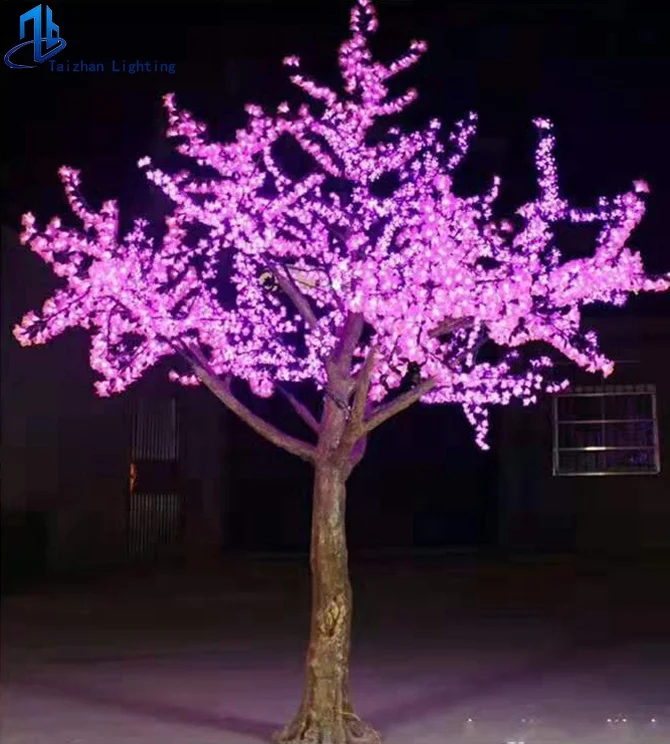 Outdoor Artificial cherry blossom led decorative tree led light