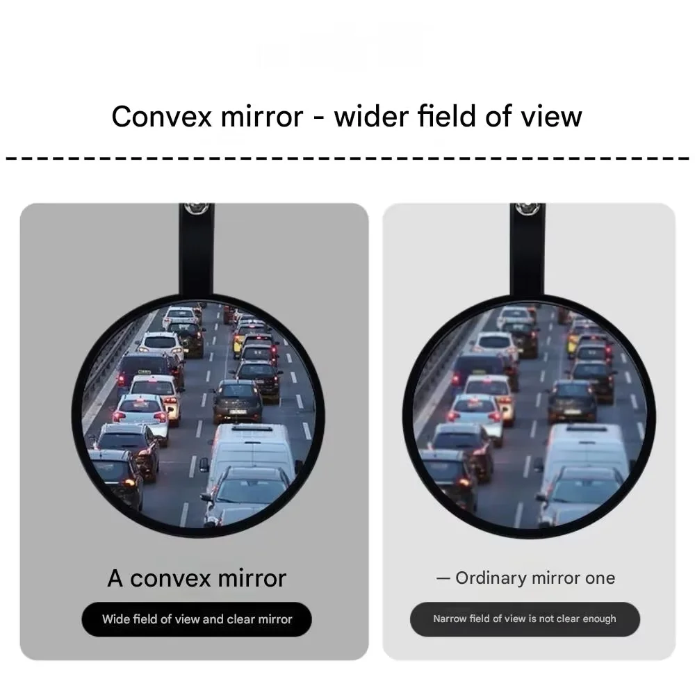 For Honda CM500 CM300 modified straight handlebar low handlebar handlebar reversing mirror reflector rearview mirror down