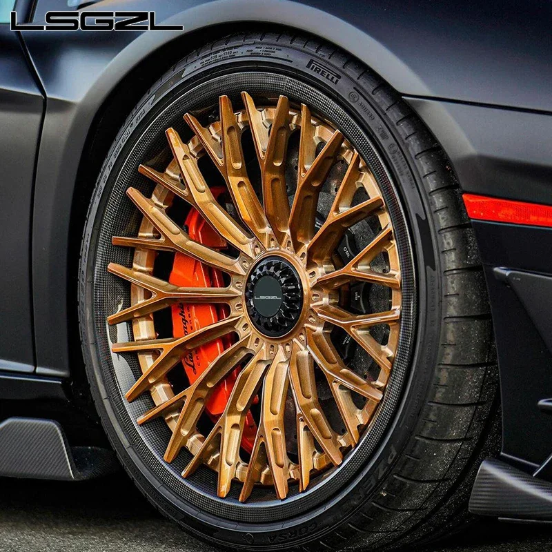 

# Кованое колесо 17, 19, 20, 22, 24, 26-дюймовые диски, хромированные колеса для спортивных автомобилей с глубокой тарелкой для AUDI Porsche