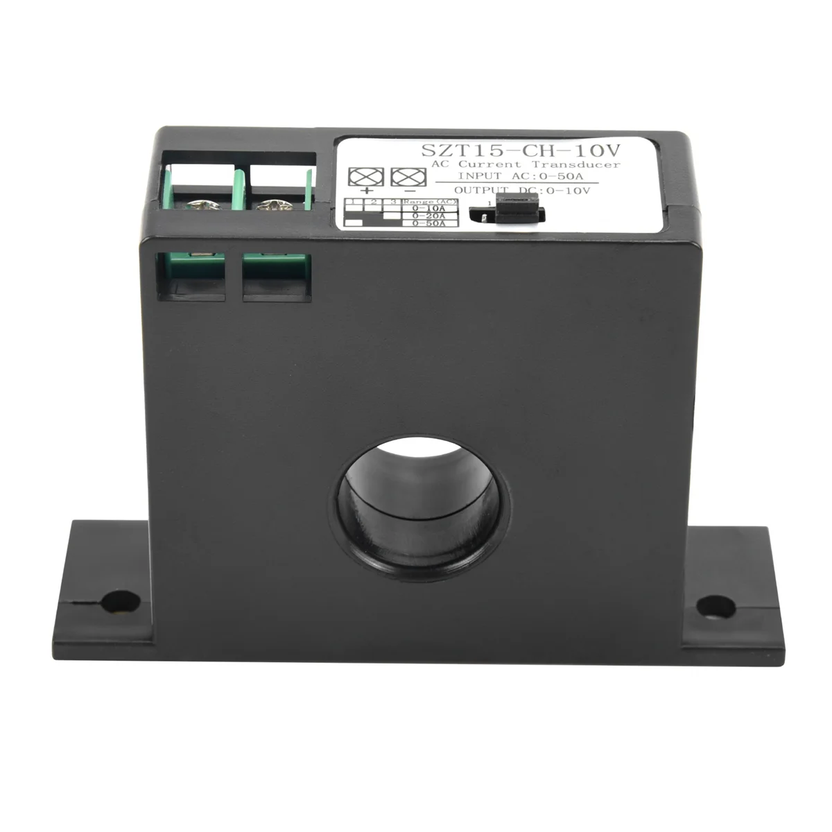 SZT15-CH-10V التيار المتناوب الارسال الحالي المغو المتبادل الحالي التيار المتناوب 0-50A إلى تيار مستمر 0-10 فولت
