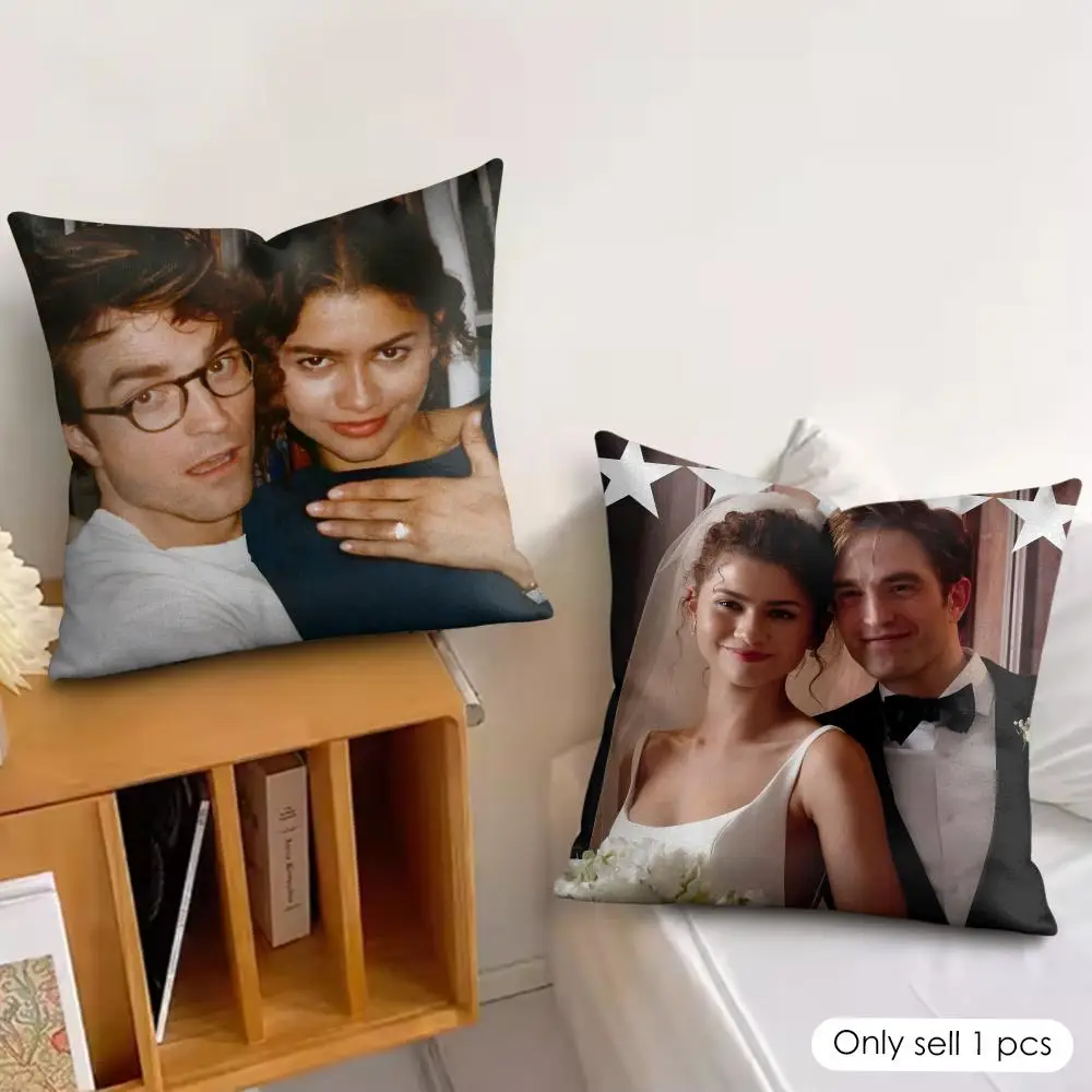 American Tv Series The D-Drama Cushion Cover Wrinkle-Resistant Short Plush Pillow Case Breathable Machine-Washable