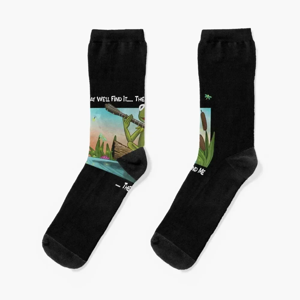 

The Rainbow Connection Socks happy short Women Socks Men's