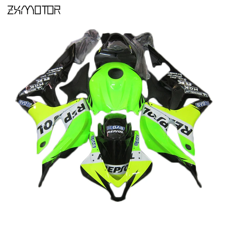 

Новые обновленные комплекты обтекателей для мотоцикла Honda CBR600RR F5 2007 2008, зеленый, черный, комплект обтекателей cbr 600 rr f5 07 08 36