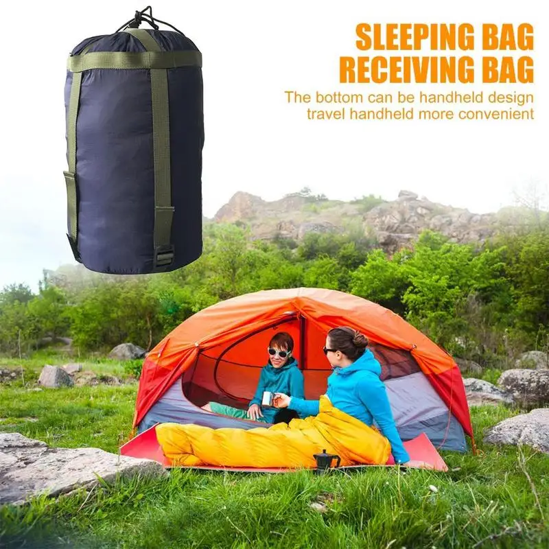 

Sleeping Bag Bag Stuff Sacks Compression Bags Waterproof Nylon Backpacking Sack Sleeping Bag Storage Bag For Travel Camping