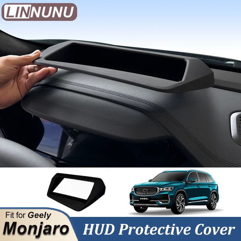 LINNUNU Fit for Geely Monjaro Manjaro Car HUD Display Protective Cover Head Up Display Protective Frame Xingyue L Accessories