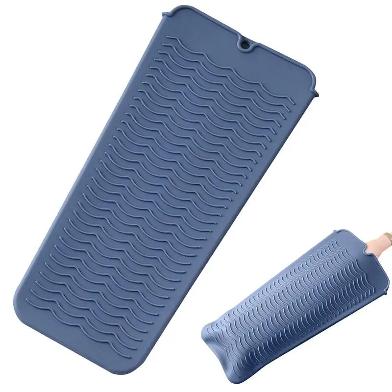 Heat Resistant Straightener Pad Heat Insulation Mat Perm Styling Tool Anti-Scald Protection Pad Curling Iron Heat-Resistant Pad