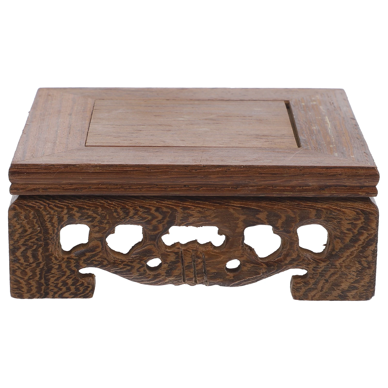 

Wooden Incense Burner Base Solid Wood Display Pedestal Vase Planter Holder Retro Home Decor Bonsai Stand Flower Pot Craft