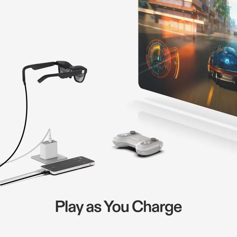 

Air AR Glasses Beam Pro (8G+256G) Bundle, Supports All Google Play Store Apps, the AR Glasses Spatial Computing Companion