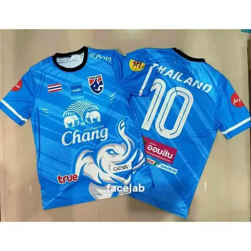 2025 الكبار والأطفال الحرب التايلاندية الفيل طباعة عالية الجودة تي شيرت سباق قميص التجفيف السريع الرياضة مروحة سترة جديد وصول #2