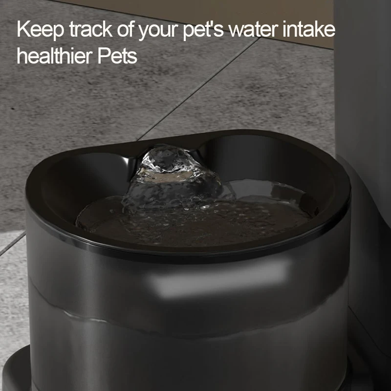 2L Cat Dog Water Dispenser Automatic All-in-One Feeding Pet Bowl Automatic Water Feeder Feeding 2-in-1