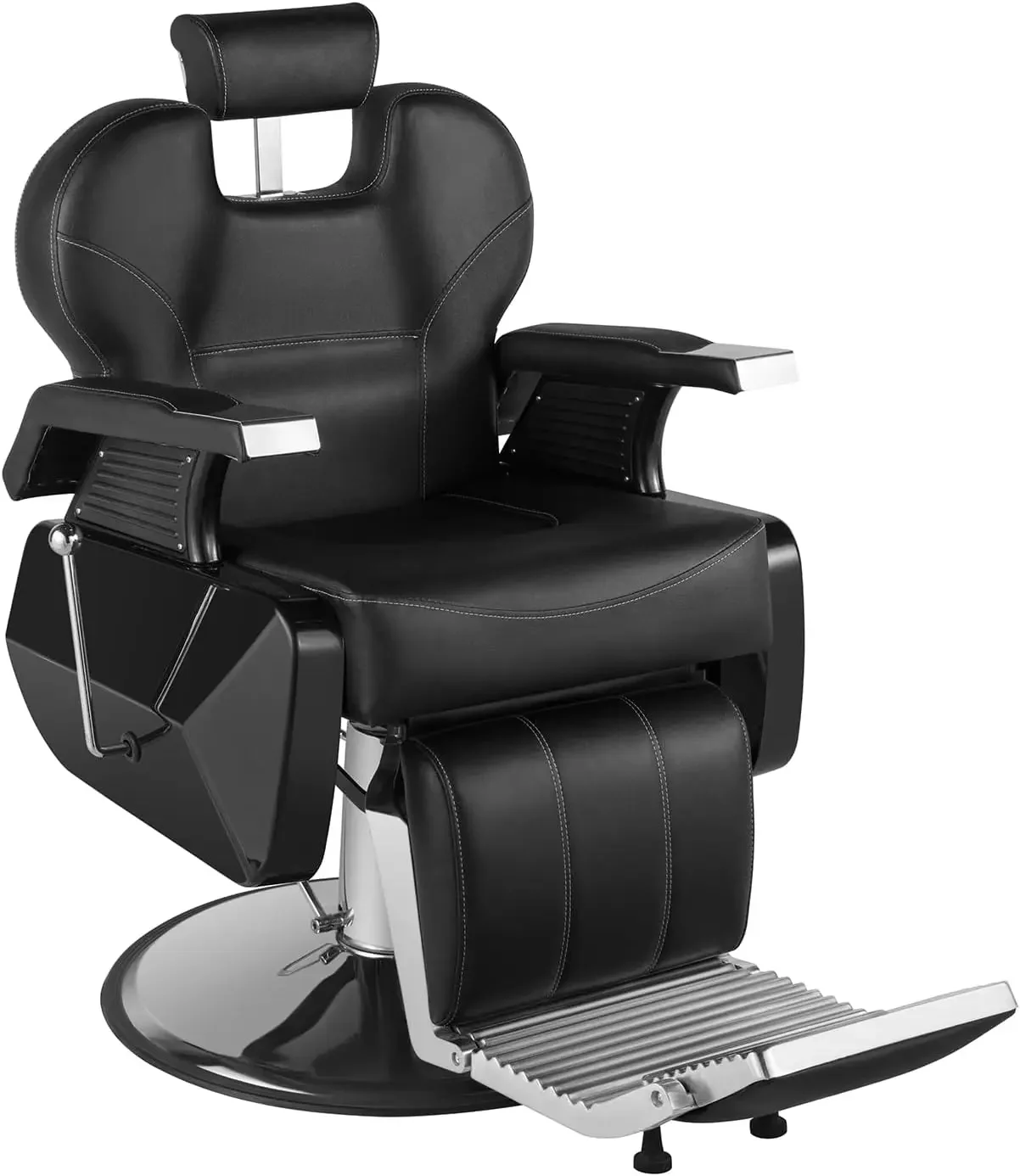 Heavy Duty Hydraulic Pump Salon Chair Recline 360 Degree Swivel Hairdresser Chair Height Adjustable for Beauty Salon Shop