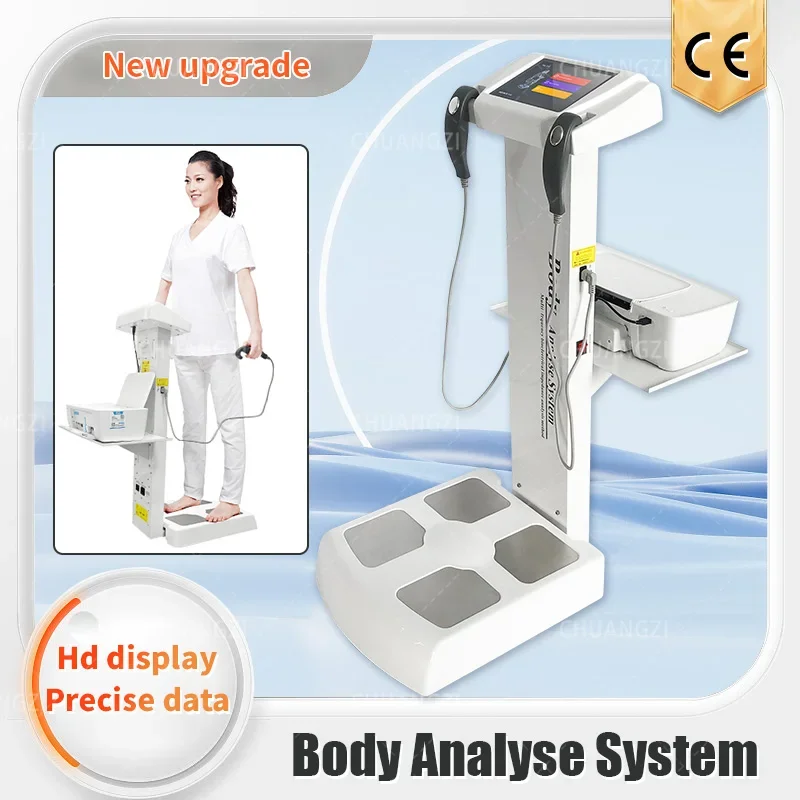 Professional Body Composition Analyzer Scale with Built-in Printer Full Body Fat Health Test Machine Intelligent Weight Analyzer