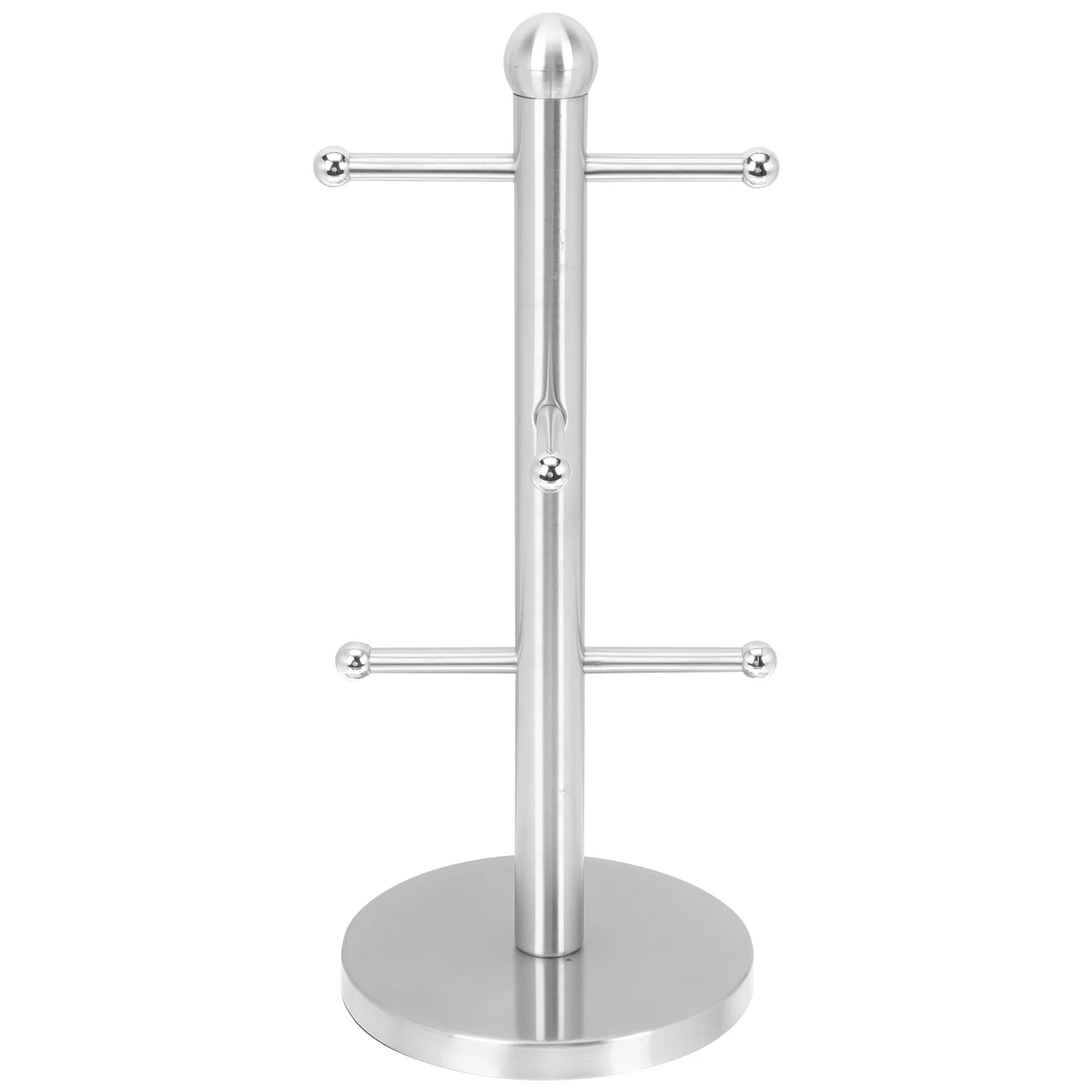 

Stainless Steel Holder Multiple Kitchen Countertop Organizer Cups Storage Rack Mug Tree for Countertop Tea Coffee Kitchen