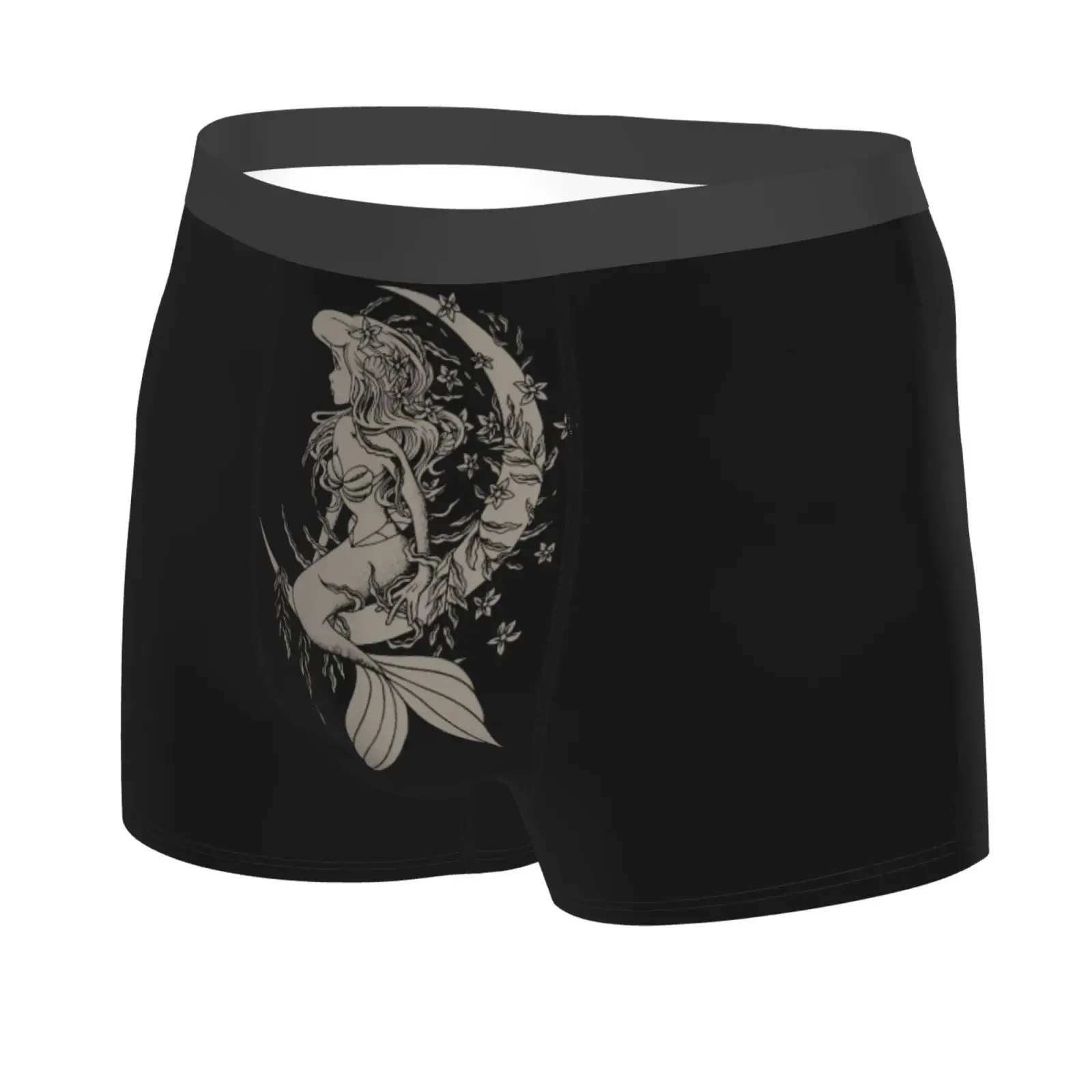 Little Mermaid Ariel Print Men's Underwear Healthy Soft Comfortable High-Quality Men Briefs Stylish Trendy Casual Sports Panties