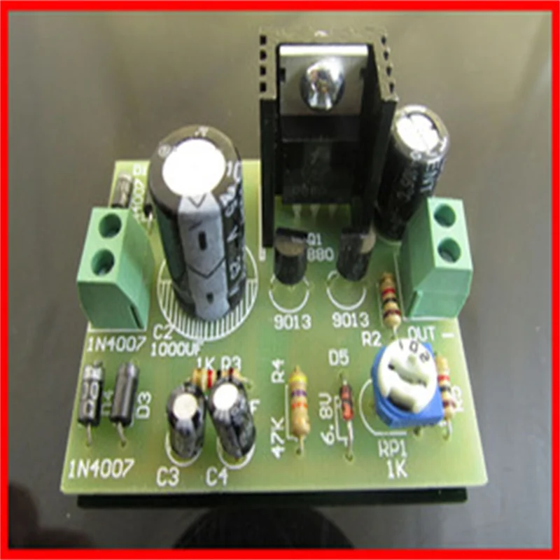 D880 Transistor Series Regulated Power Supply Kit Voltage  Module Electronic Production Training