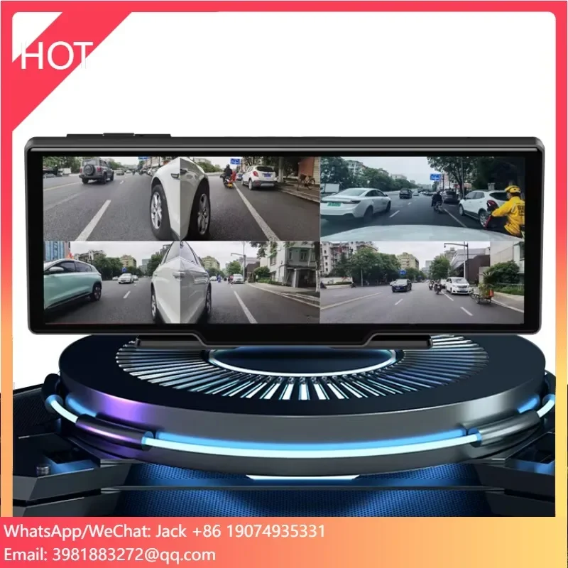 

New Product 10inch HD Screen 6 Cameras Video Car Driving Recorder