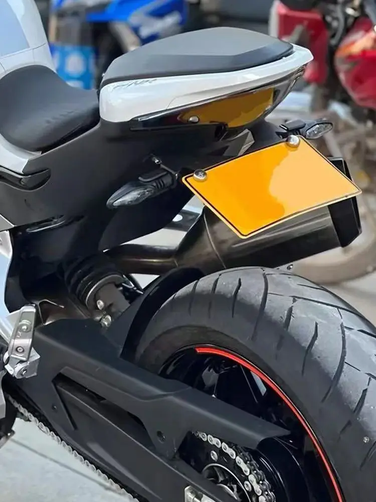 Accessoires de moto pour CFMOTO 800NK, support de plaque d'immatriculation réglable à queue courte, support de plaque d'immatriculation 2023 – 2024