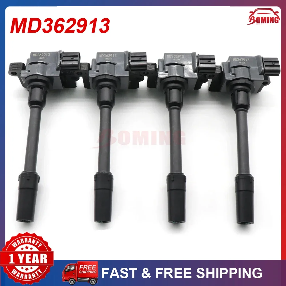 

New Ignition Coil For Mitsubishi Lancer Mirage Eclipse Galant Carisma Lancer Pajero Space 1.8L 2.0L MD348947 MD358244 MD362913