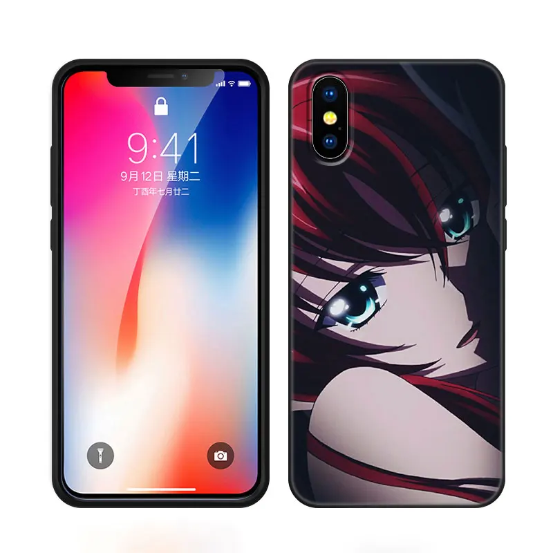 Albedo Overlord Anime Phone Case For Apple iPhone 13 12 Mini 14 11 Pro XS Max XR X 8 7 6S 6 Plus SE 2022 2020 5S TPU Black Cover