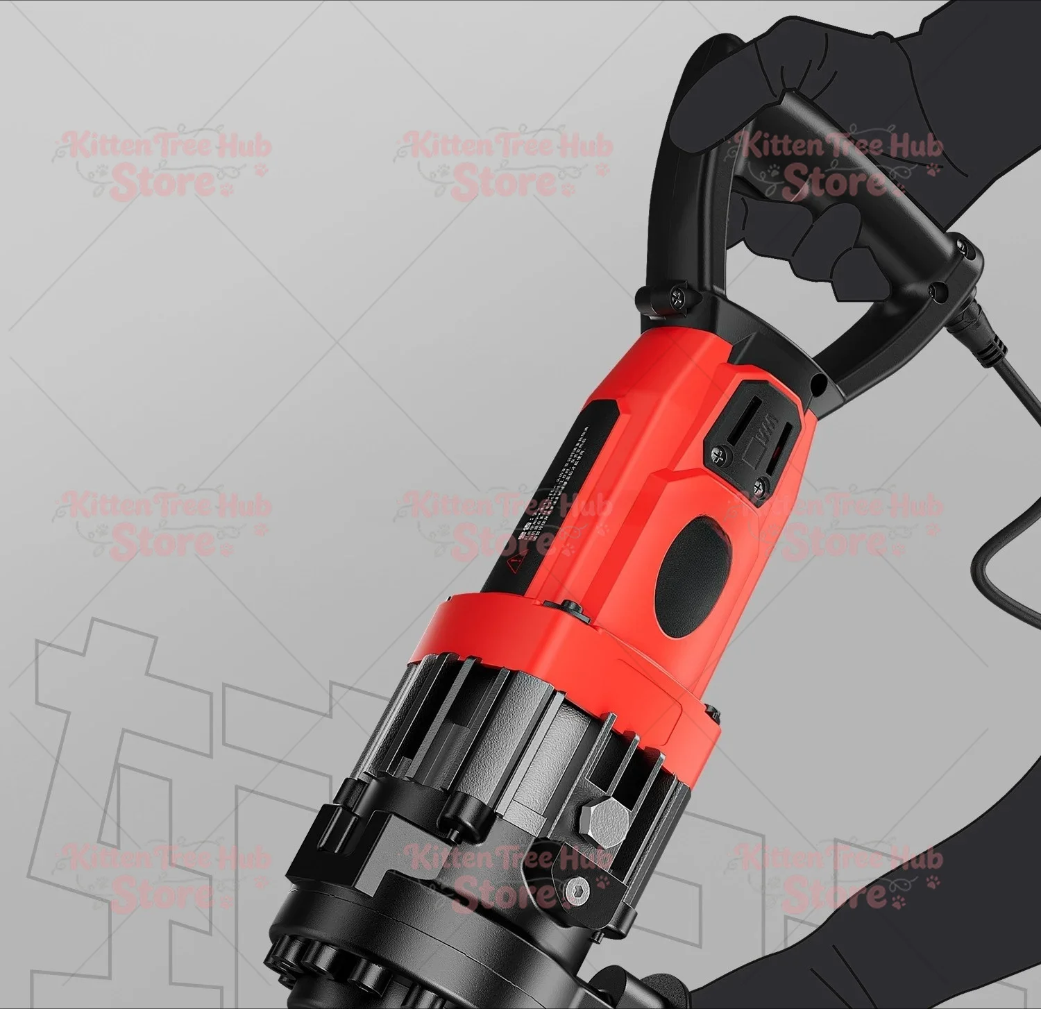 Electric hydraulic punching machine, portable angle iron, angle steel, channel steel punching machine