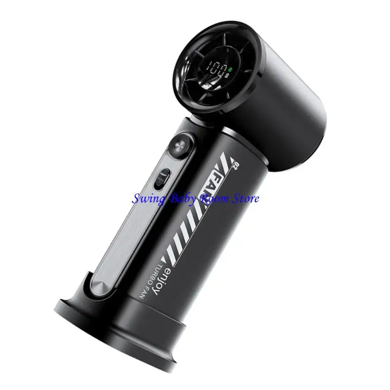 

K1AD Handheld Fan Digital Display наружный охлаждение вентилятор 3600 мАч. Столовый вентилятор 100 Speed ​​Speed ​​для и на