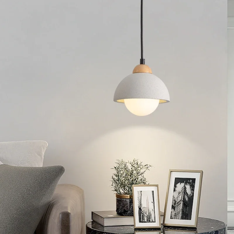 

Cement Pendant Lamp Nordic Personality Living Room Bedroom Bedside Chandelier Aisle Hallway Corridor Indoor Decor Hanging Light