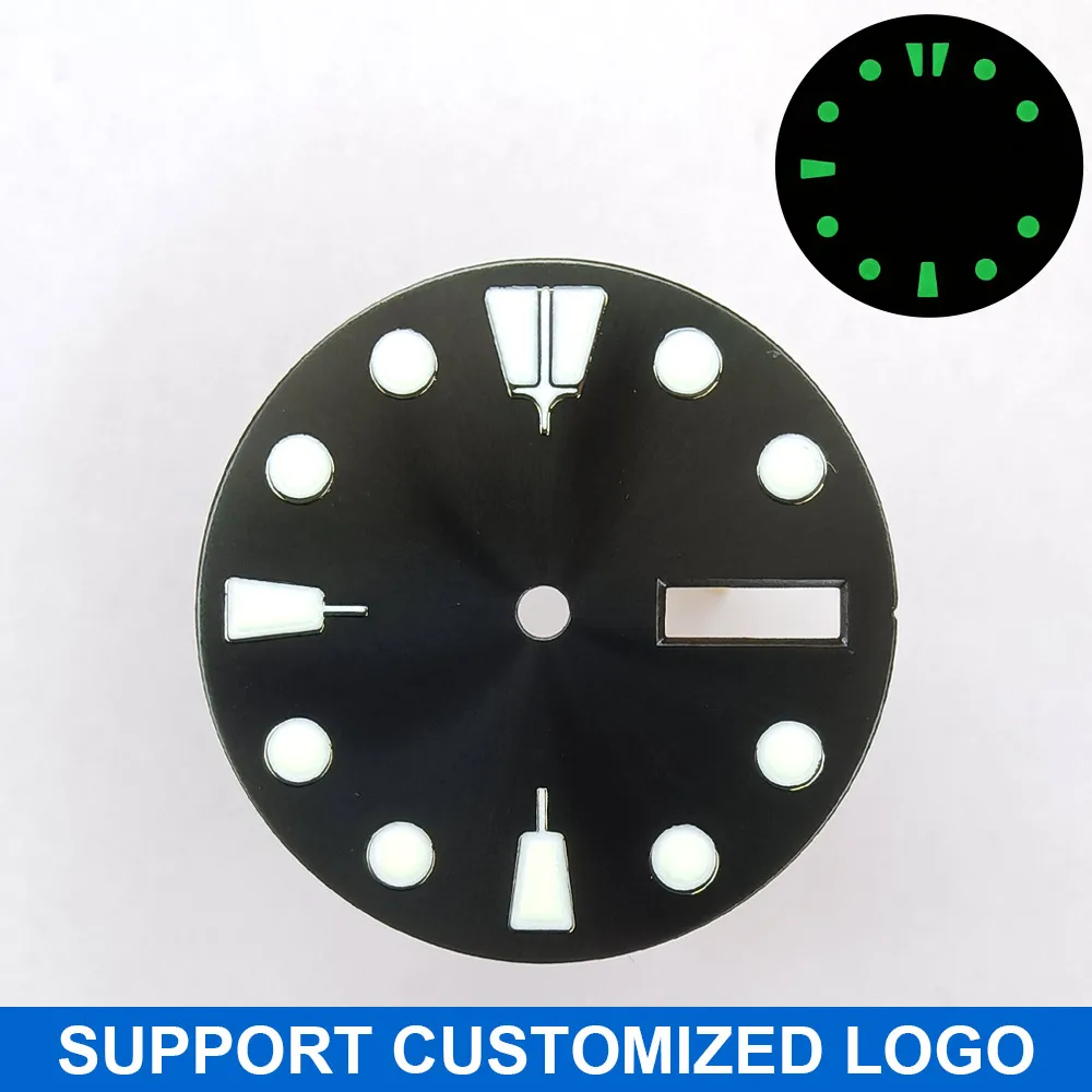 28,5 mm Zifferblatt Leuchtendes Zifferblatt Geeignet für NH-36 Uhrwerk Mechanische Uhr Montage Teile Modifikation Individuelles LOGO/Name – Detail 14