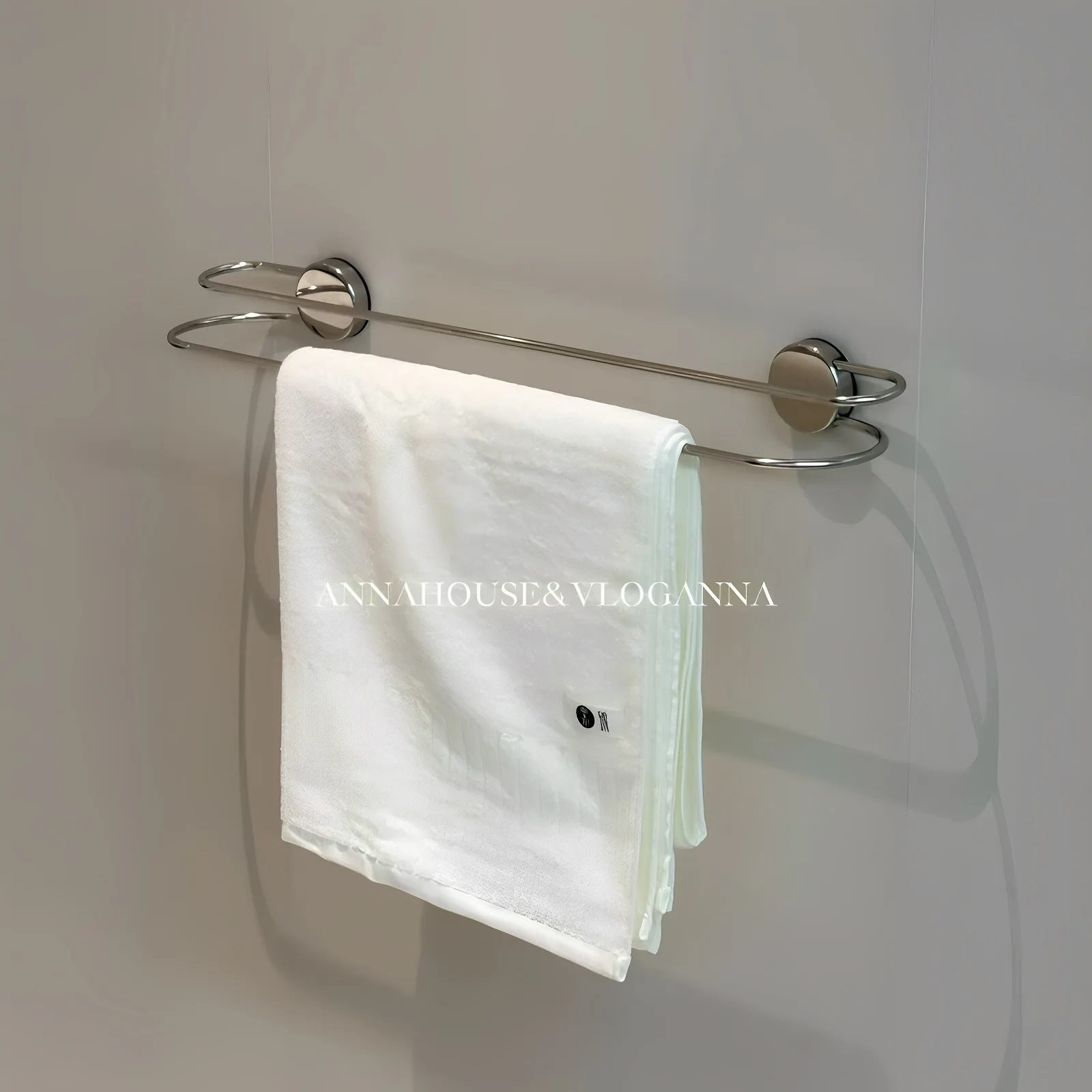 

Suction Cup Towel Bar for Bathroom Wall Towel Racks for Bathroom,Stainless Steel Bath Towel Holder for Shower