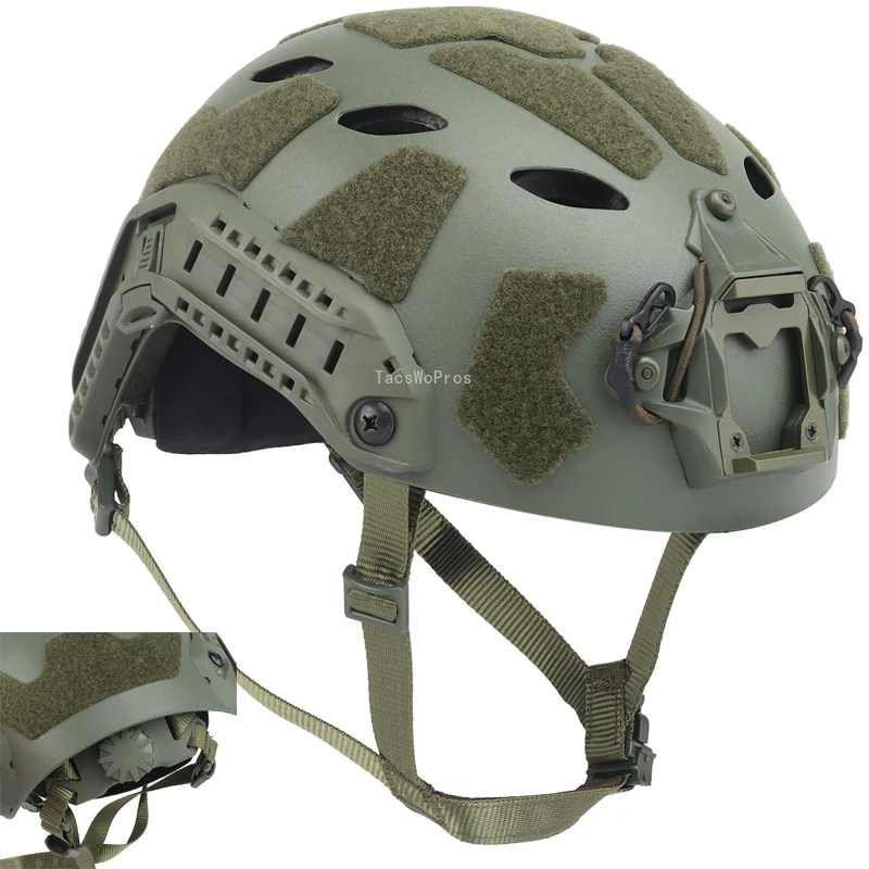 capacetes-ajustaveis-taticos-para-caca-ao-ar-livre-capacete-de-seguranca-para-paintball-tiro-airsoft-wargame-combate-fast-sf-corte-alto