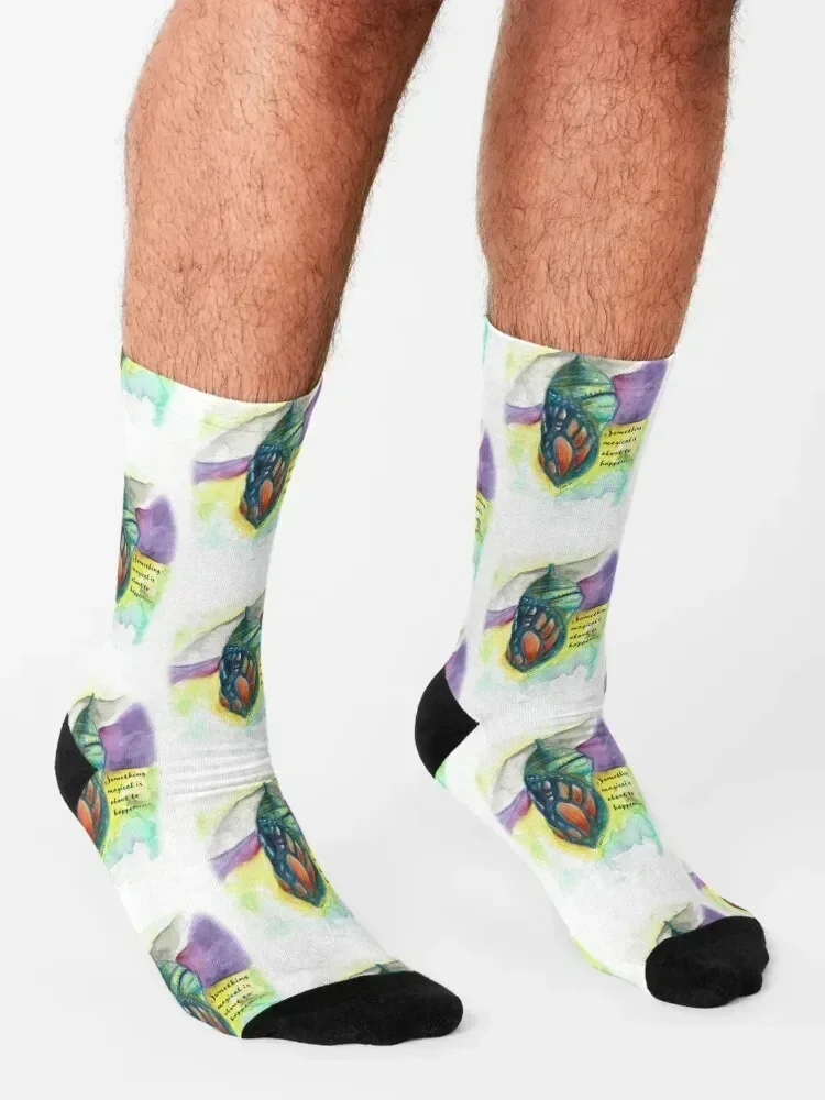 Magical Moment Socks new year christmas stocking warm winter Thermal man winter Socks Male Women's