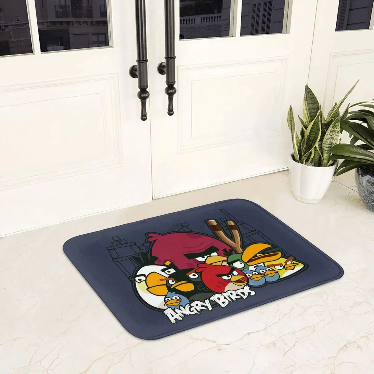 Cartoon Animation-Angry Birds Doormat Water oil proof Carpet Rug Kitchen Entrance Home Floor Mat for Balcony Footpad Mats