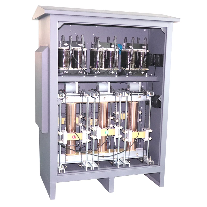 SBW-F 150kva 200 Kva 380V-20%+20% Three Phase AC Compensated Automatic Voltage Regulator Servo Stabilizers
