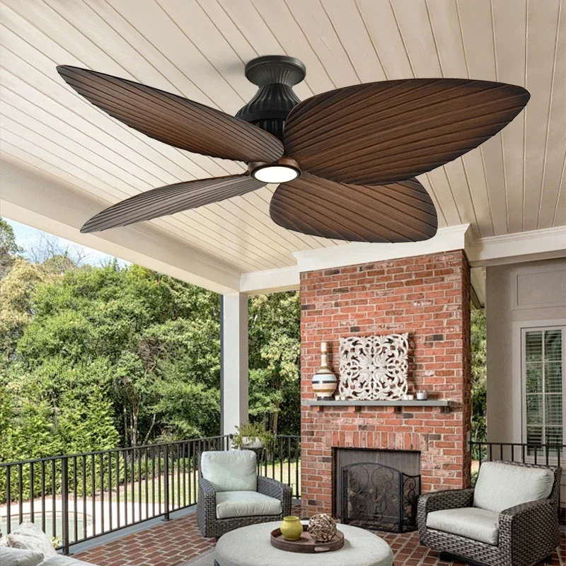 

52 inch ceiling plantain leaf ceiling fan, living room and dining room