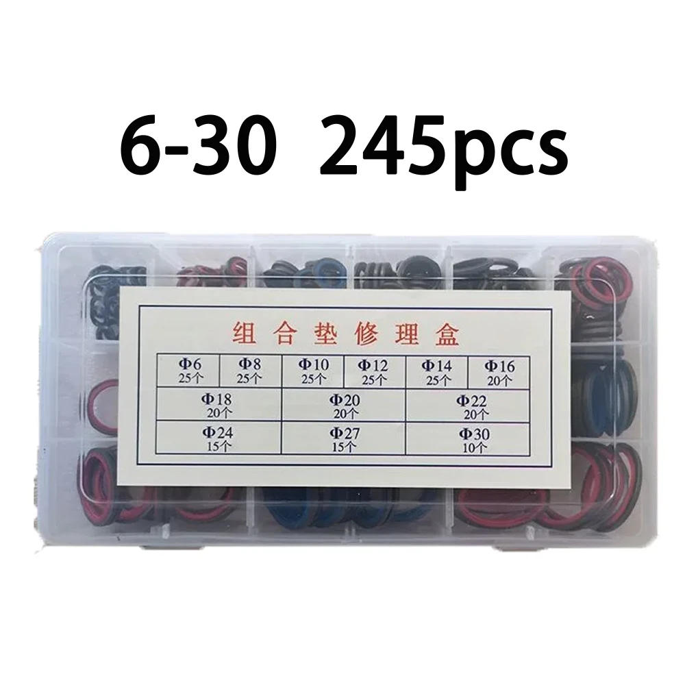 Pcs Sealing Gasket Washer Assortment for Plumbing Installation Faucet Valve Leak-Proof Accessory Kit