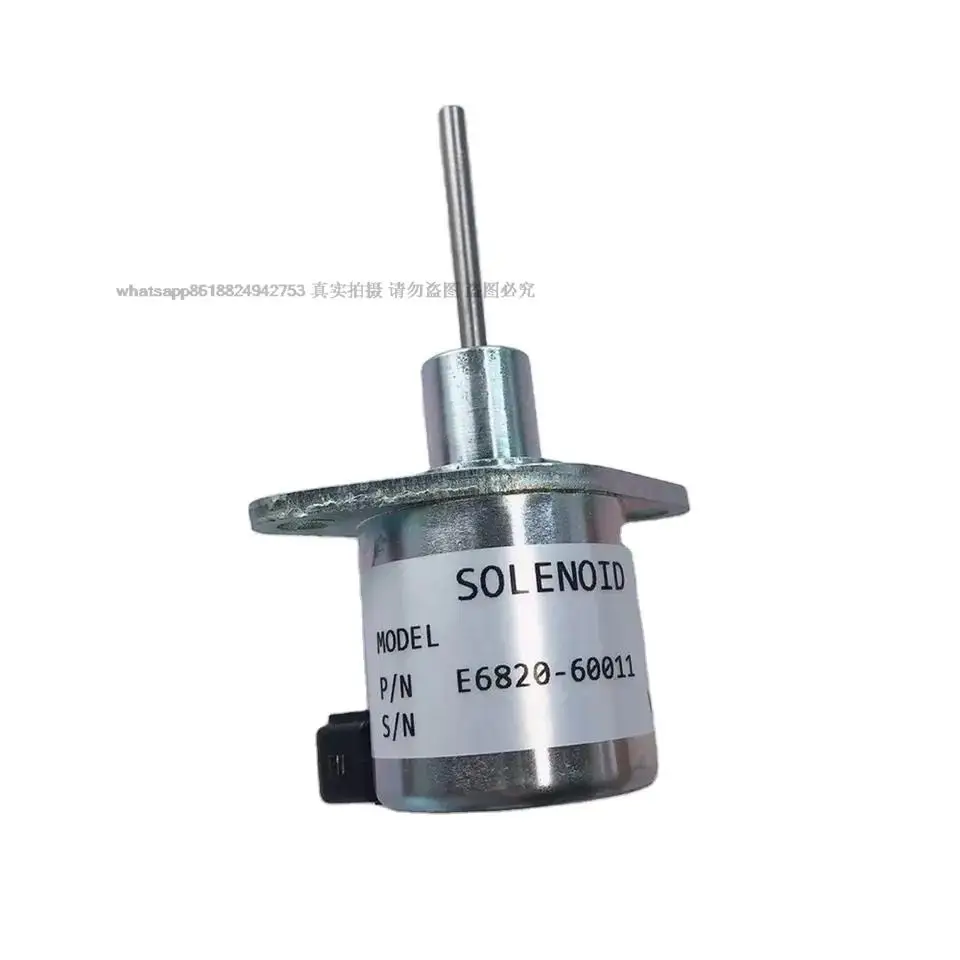

High Quality Engine Fuel Stop solenoid Valve E6820-60011 E682060011 For Mechron Ck Dk Rx Tractor