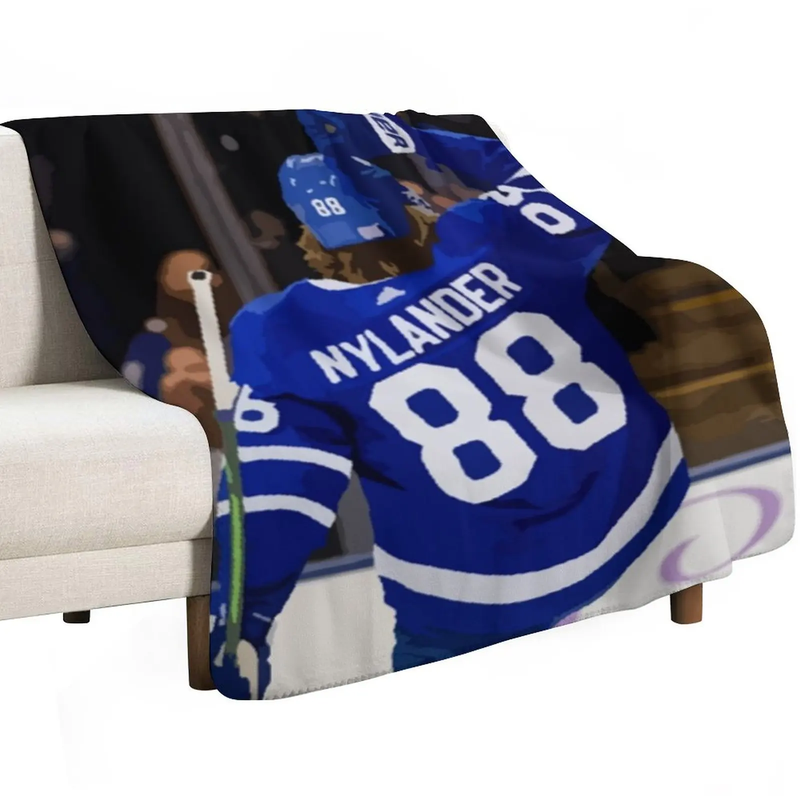 William Nylander Goal Celebration Painting Throw Blanket Thermal wednesday Weighted for babies Thins Blankets