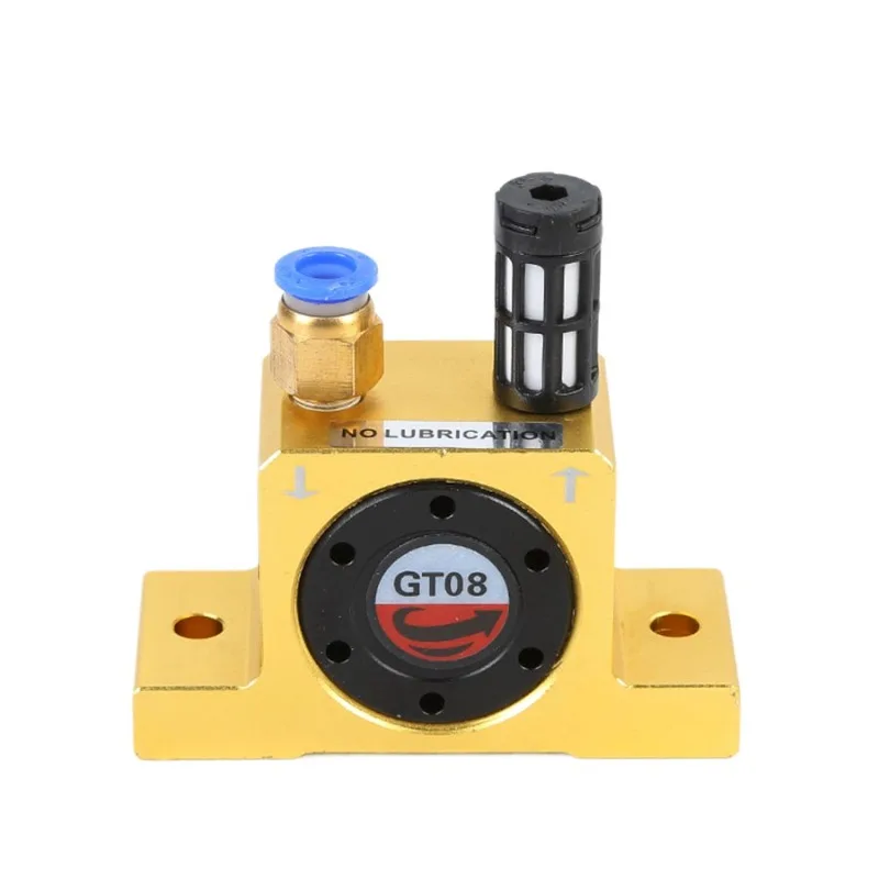 GT4/6/8/10/13/16/20/25/30/32/36/40/48/60 Industrial Pneumatic Hammer Air Turbine Vibrator Oscillator Gear Type GT-Series