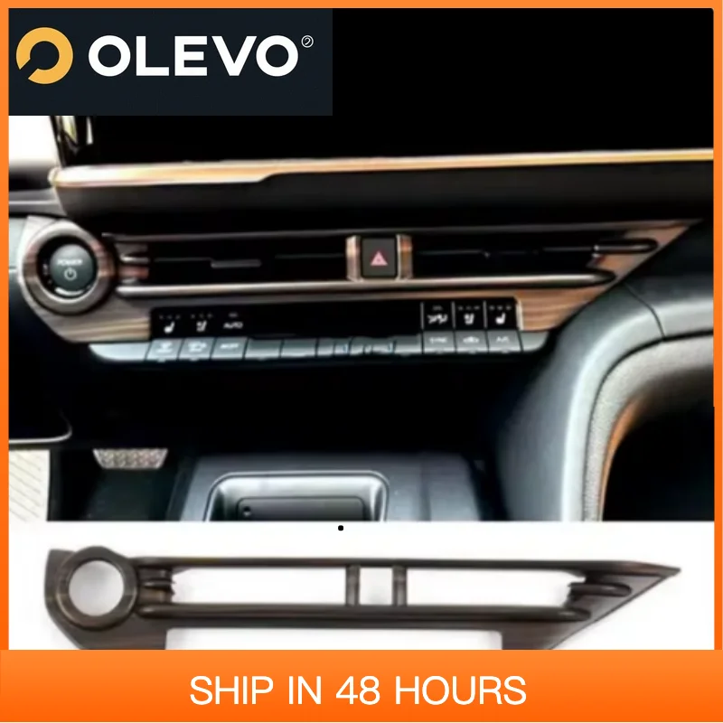 

Новый левый руль для Toyota Crown Crossover Sport Cross 2023 2024, АБС-пластик, карбон, автомобильное среднее воздуховыпускное отверстие, декоративная крышка, наклейка