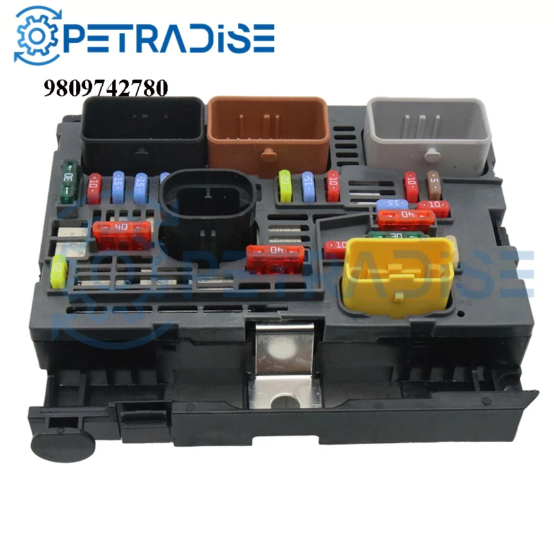 New Fuse Box Assembly BSM R02=R19 For Peugeot 3008 407 Citroen C5 C4 PICCASO Auto Parts OEM 9809742780 9664705980 9675877980