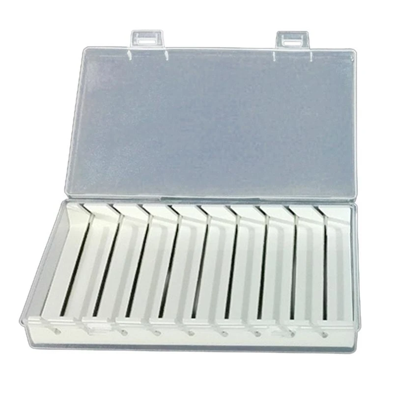 

F42F Portable Clear Acrylic Beads Display Holder Tray with Lid for Jewelry Storage