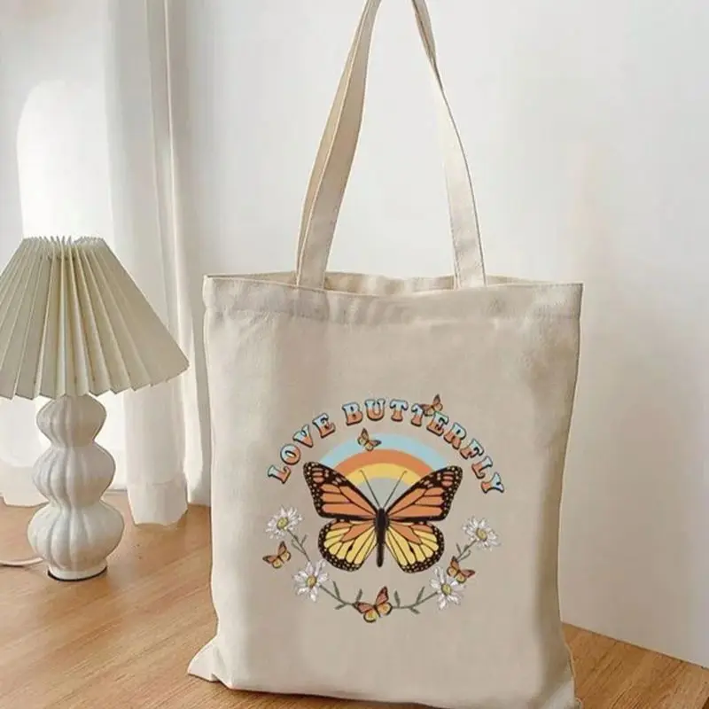 100 قطعة/الوحدة حقيبة قماش قطنية اقتصادية مع شعارك قابلة لإعادة الاستخدام تسوق البقالة لترويج الإعلان وتغليف الهدايا #1