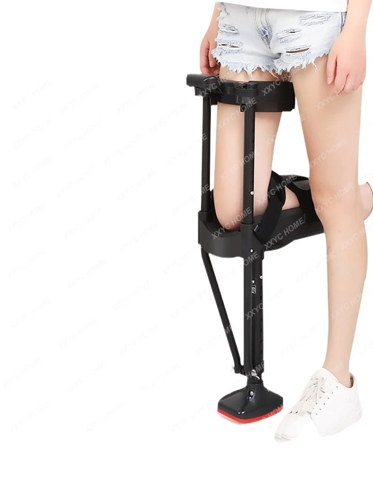 

Walking Hands-Free Knee Joint Non-Slip Single Leg Telescopic Auxiliary