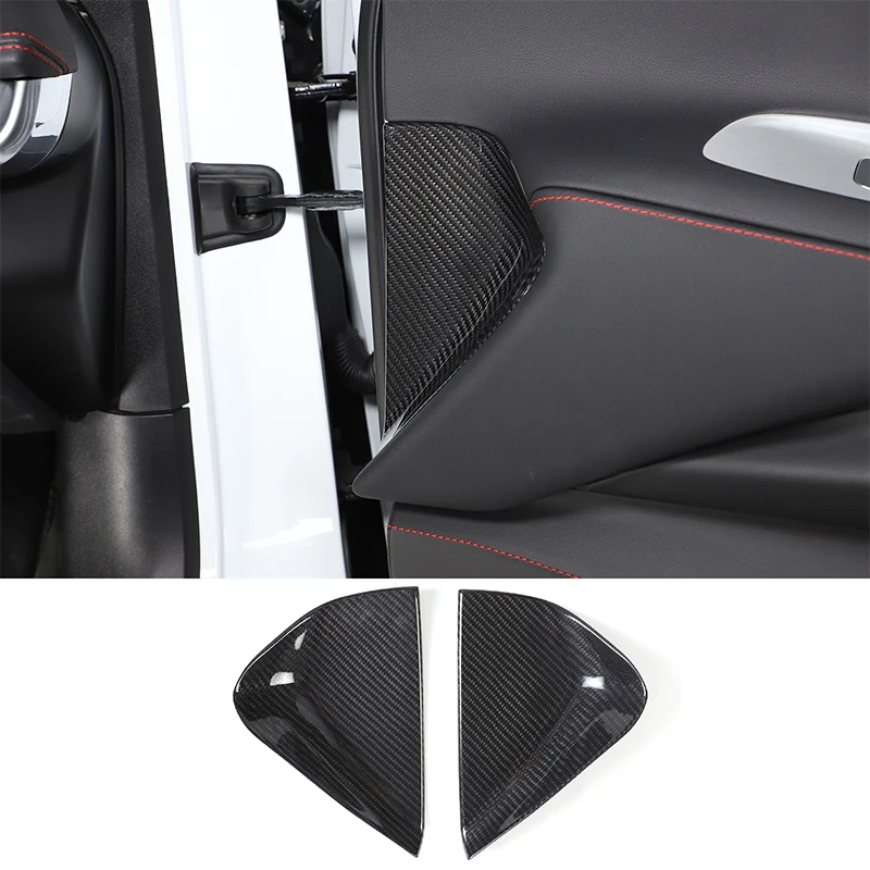 

For Chevrolet Corvette C8 Stingray Z51 Z06 2020-2024 Real Carbon Fiber Car Dashboard Both Side Panel Cover Trim Car Accessories