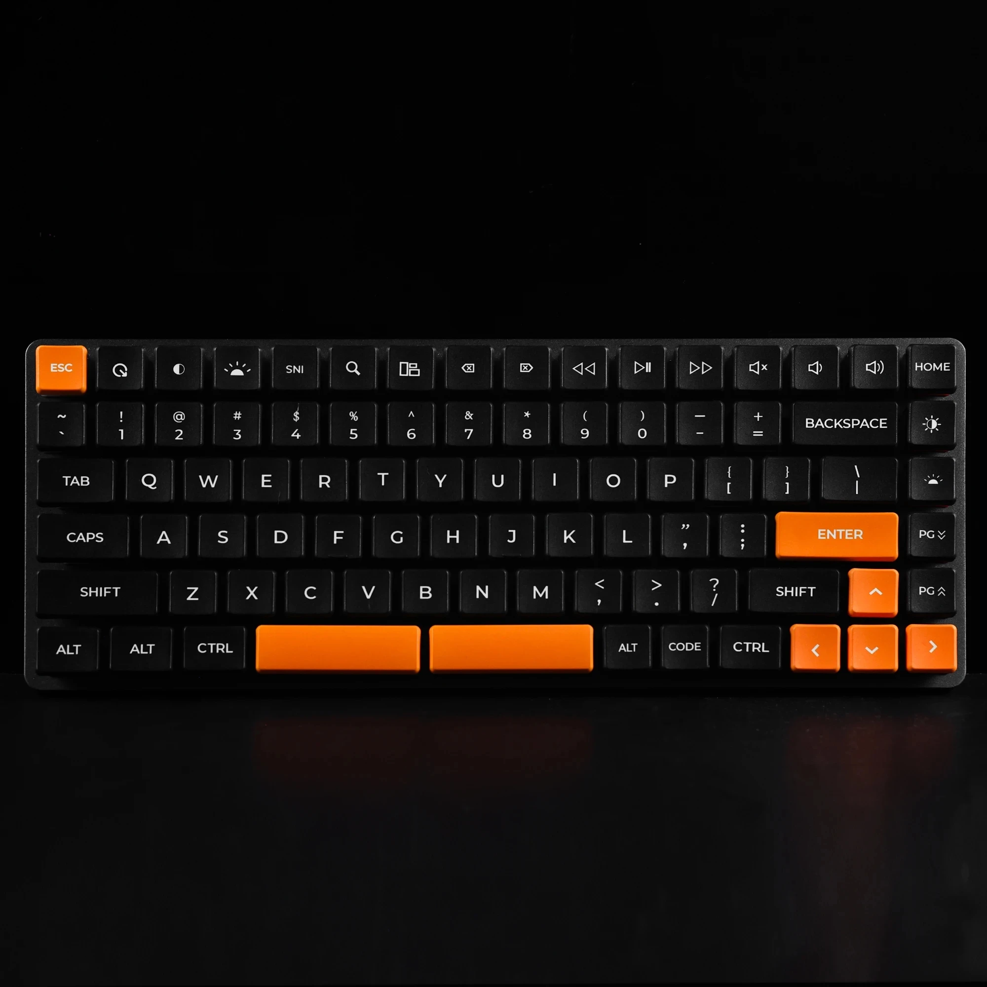 Chosfox 75% Alacsony Idom Gépi Kulcskarika RGB hot-swap Kulcskarika számára kailh 1350 Alacsony Idom Lovaglópálca Szokás DIY Kulcskarika készlet