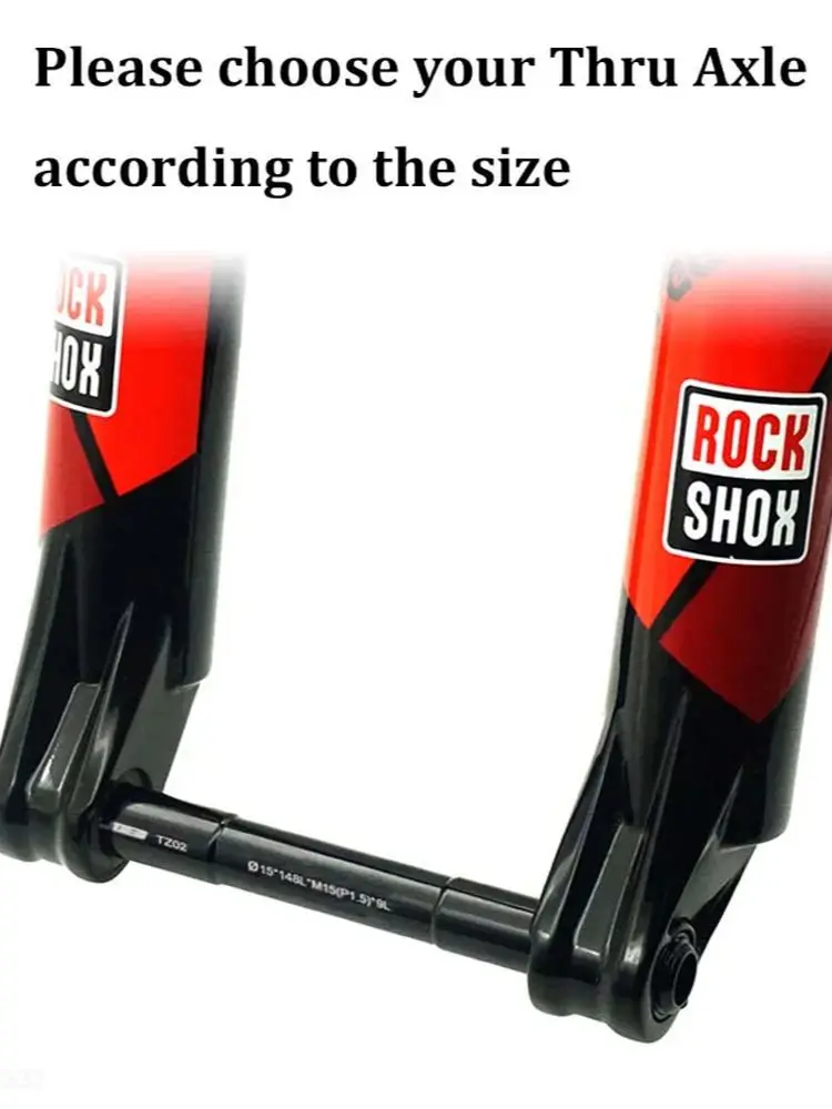 AliExpress NONE GUB MTB Bike Thru Axle Rod Front Rear Road Bicycle Shaft Skewers For FOX/ROCKSHOX Front Fork 12/15x100mm 15x110mm 12x142/148mm