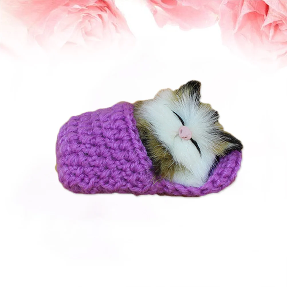 

Slipper Catnip Plush Kitten Girls Body Pillow Bag Pendant Cute Toy Animals Sound Toys Mini Baby