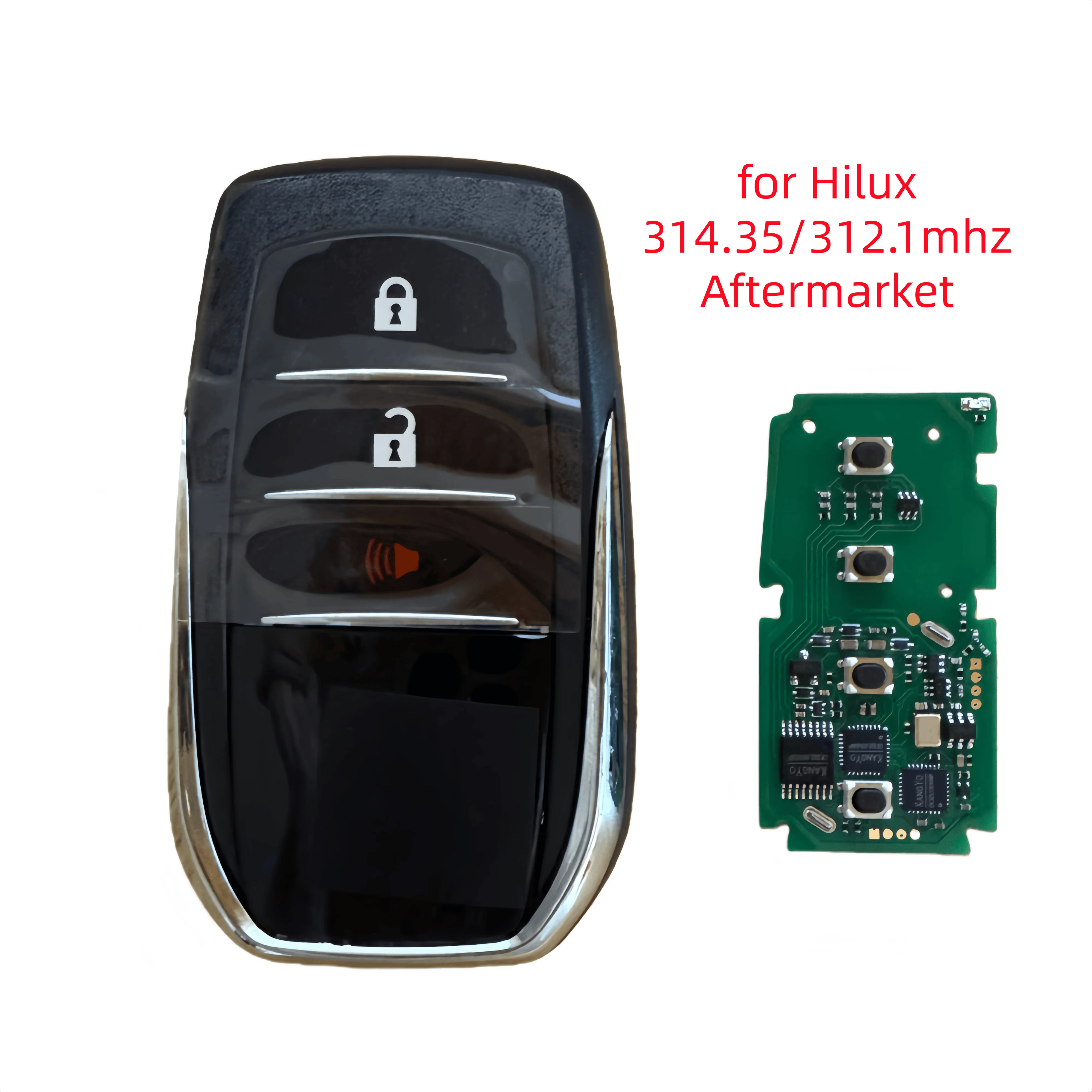 Car Key Fit For Toyota HILUX GR SPORTS SW4 Keyless Remote Key For Brazilian Market B3U2K2L BM1ET 314.3/312MHZ 8A With Blade