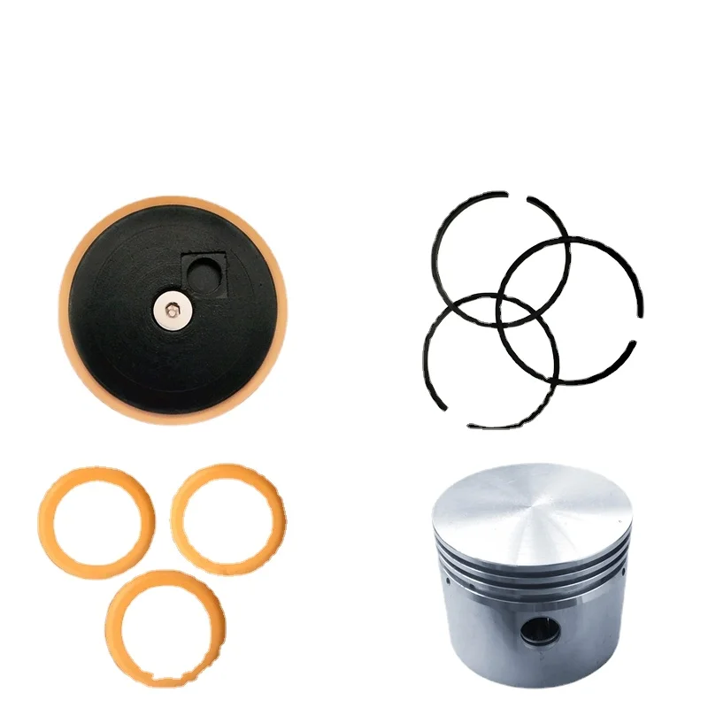 Silent Oil-Free Air Compressor Accessories Piston Packing Leather Belt Tire Rubber Ring Piston Ring Oil Ring Gas Ring