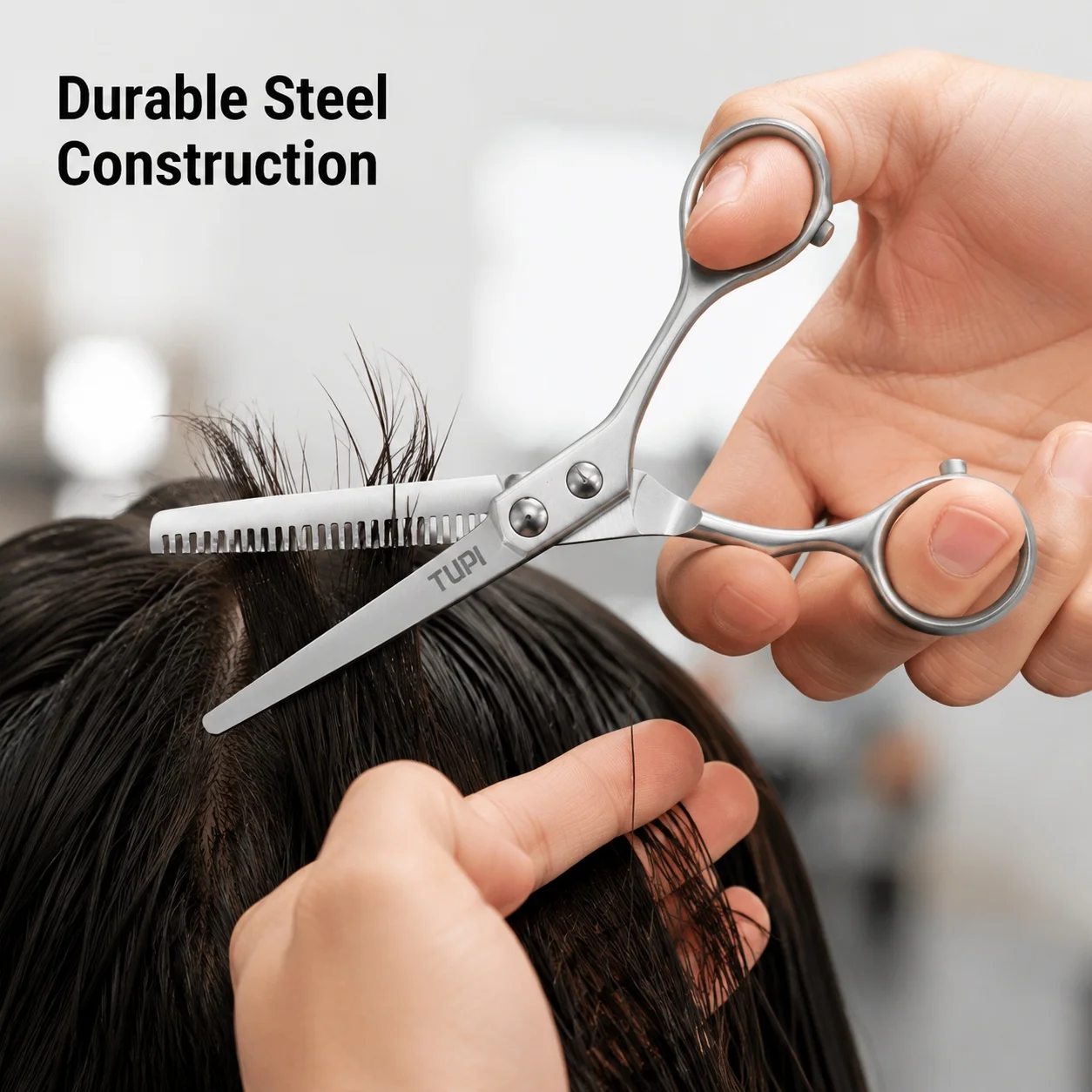 6/6.5 Inch Professional Hairdressing Haircut Scissors Set High Quality Barber Shop Hairdresser Cutting Thinning Tools for Salon