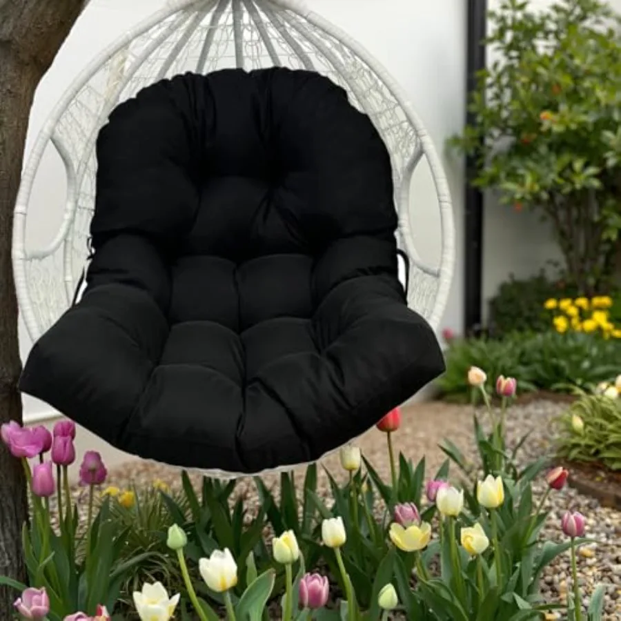

Водонепроницаемые нескользящие подушки для уличных кресел-яиц с завязками, утолщенные подушки для подвесных кресел-корзин для террасы и балкона